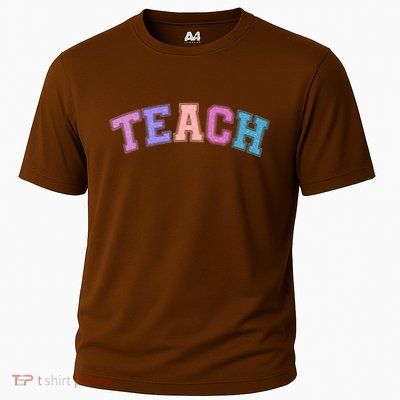 Cute Sporty Teach Logo Cooling Performance Crew T-Shirt