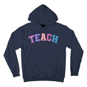 Cute Sporty Teach Logo Hoodie