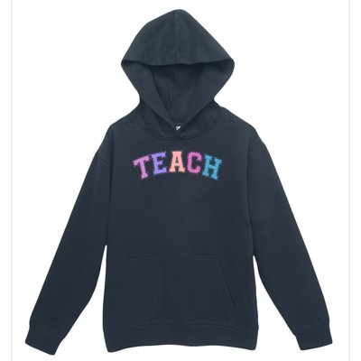 Cute Sporty Teach Logo Urban Pullover Hoodie