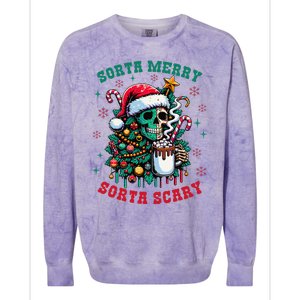 Christmas Santa Trump Ho Ho How Much Did You Miss Me Funny Colorblast Crewneck Sweatshirt