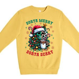 Christmas Santa Trump Ho Ho How Much Did You Miss Me Funny Premium Crewneck Sweatshirt