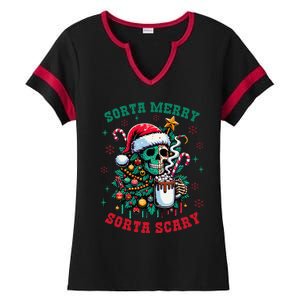 Christmas Santa Trump Ho Ho How Much Did You Miss Me Funny Ladies Halftime Notch Neck Tee