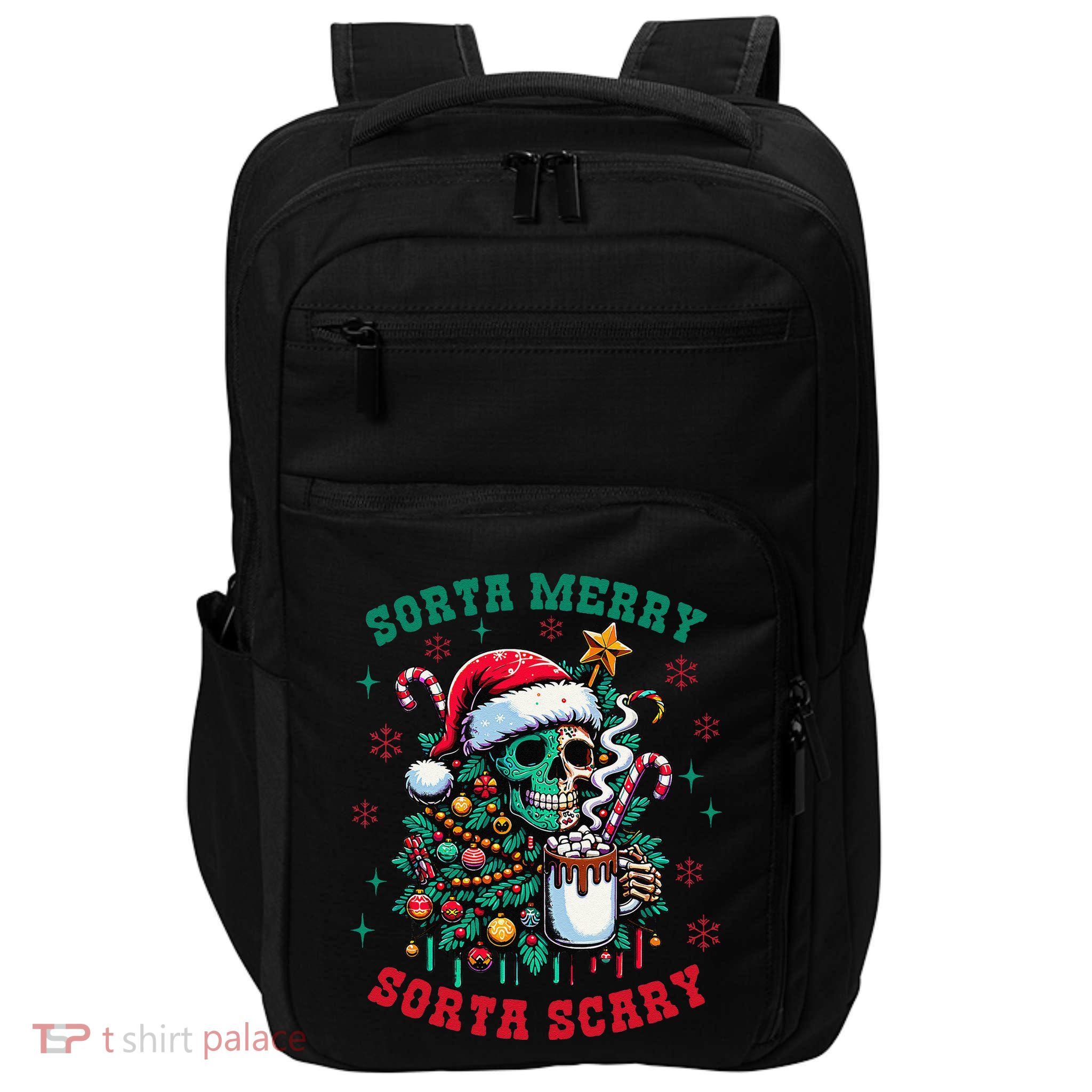 Christmas Santa Trump Ho Ho How Much Did You Miss Me Funny Impact Tech Backpack