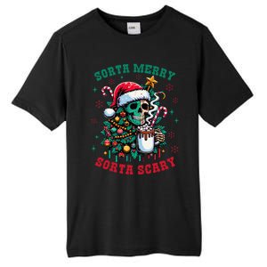 Christmas Santa Trump Ho Ho How Much Did You Miss Me Funny Tall Fusion ChromaSoft Performance T-Shirt