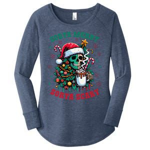 Christmas Santa Trump Ho Ho How Much Did You Miss Me Funny Women's Perfect Tri Tunic Long Sleeve Shirt