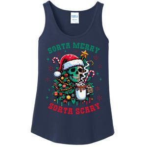 Christmas Santa Trump Ho Ho How Much Did You Miss Me Funny Ladies Essential Tank