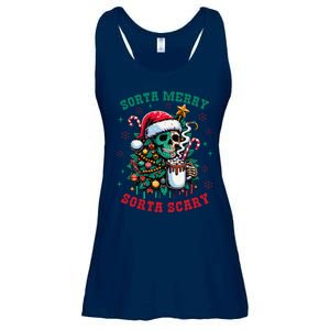 Christmas Santa Trump Ho Ho How Much Did You Miss Me Funny Ladies Essential Flowy Tank