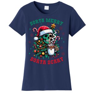 Christmas Santa Trump Ho Ho How Much Did You Miss Me Funny Women's T-Shirt