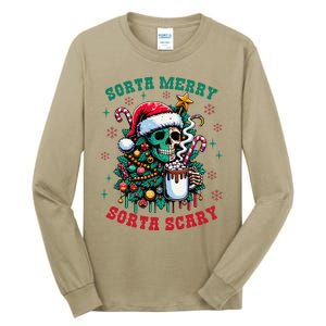 Christmas Santa Trump Ho Ho How Much Did You Miss Me Funny Tall Long Sleeve T-Shirt