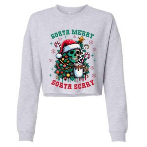 Christmas Santa Trump Ho Ho How Much Did You Miss Me Funny Cropped Pullover Crew