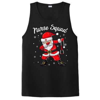 Christmas Scrub Tops Dabbing Santa Scrubs Nurse Squad PosiCharge Competitor Tank