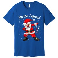 Christmas Scrub Tops Dabbing Santa Scrubs Nurse Squad Premium T-Shirt