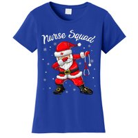 Christmas Scrub Tops Dabbing Santa Scrubs Nurse Squad Women's T-Shirt