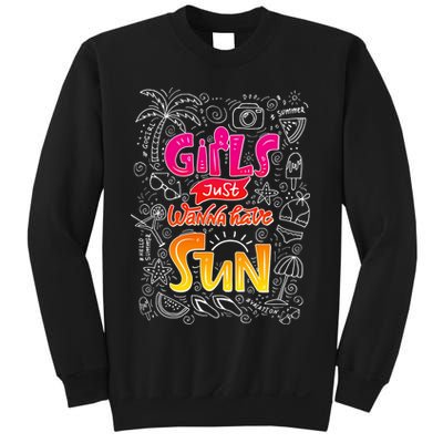Cute Summer Time Girls Just Wanna Have Sun Sweatshirt