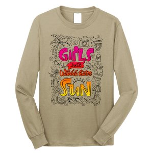 Cute Summer Time Girls Just Wanna Have Sun Long Sleeve Shirt