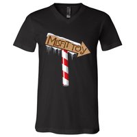 Christmas Sign Toy Funny V-Neck T-Shirt