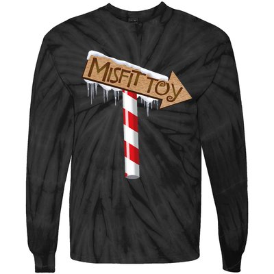 Christmas Sign Toy Funny Tie-Dye Long Sleeve Shirt