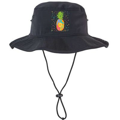Colorful Summer Time Hawaiian Aloha Pineapple Bucket Hat