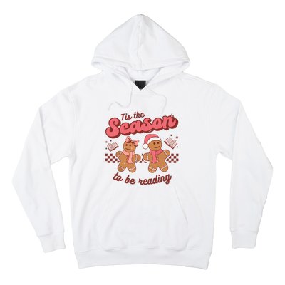 Christmas School Teacher Retro Librarian Groovy Xmas Books Hoodie