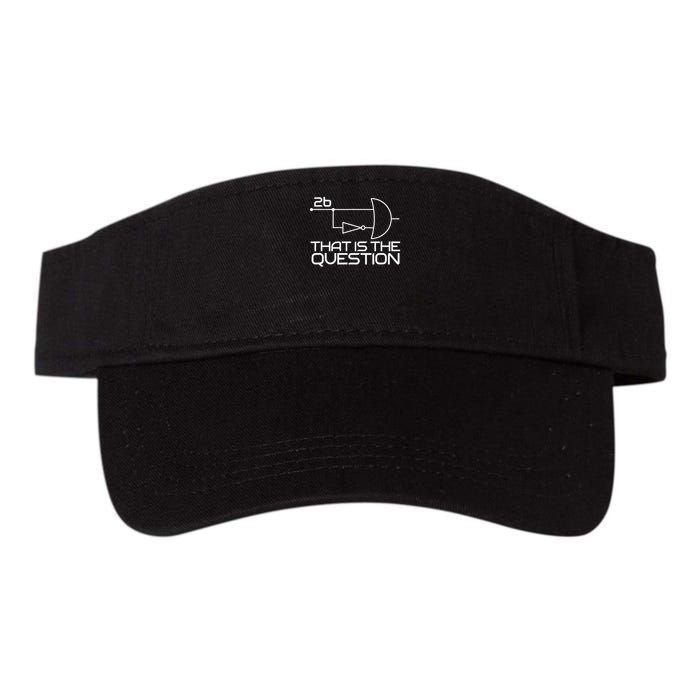 Computer Science To Be Or Not To Be 2b !2b Boolean Logic Valucap Bio-Washed Visor