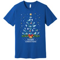 Christmas Shark Tree Design For Boys Girls Shark Xmas Gift Premium T-Shirt