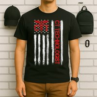 Ct Scan Technologist American Flag Patriotic Radiology T-Shirt