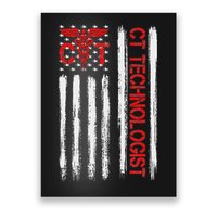 Ct Scan Technologist American Flag Patriotic Radiology Poster