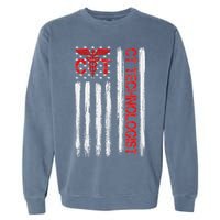 Ct Scan Technologist American Flag Patriotic Radiology Garment-Dyed Sweatshirt