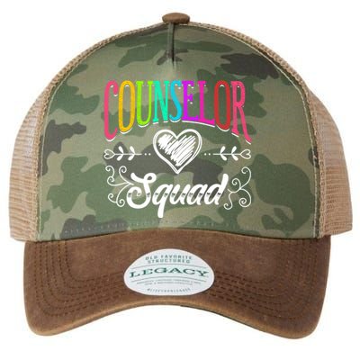 Counselor Squad Teacher Back To School Legacy Tie Dye Trucker Hat