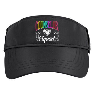 Counselor Squad Teacher Back To School Adult Drive Performance Visor