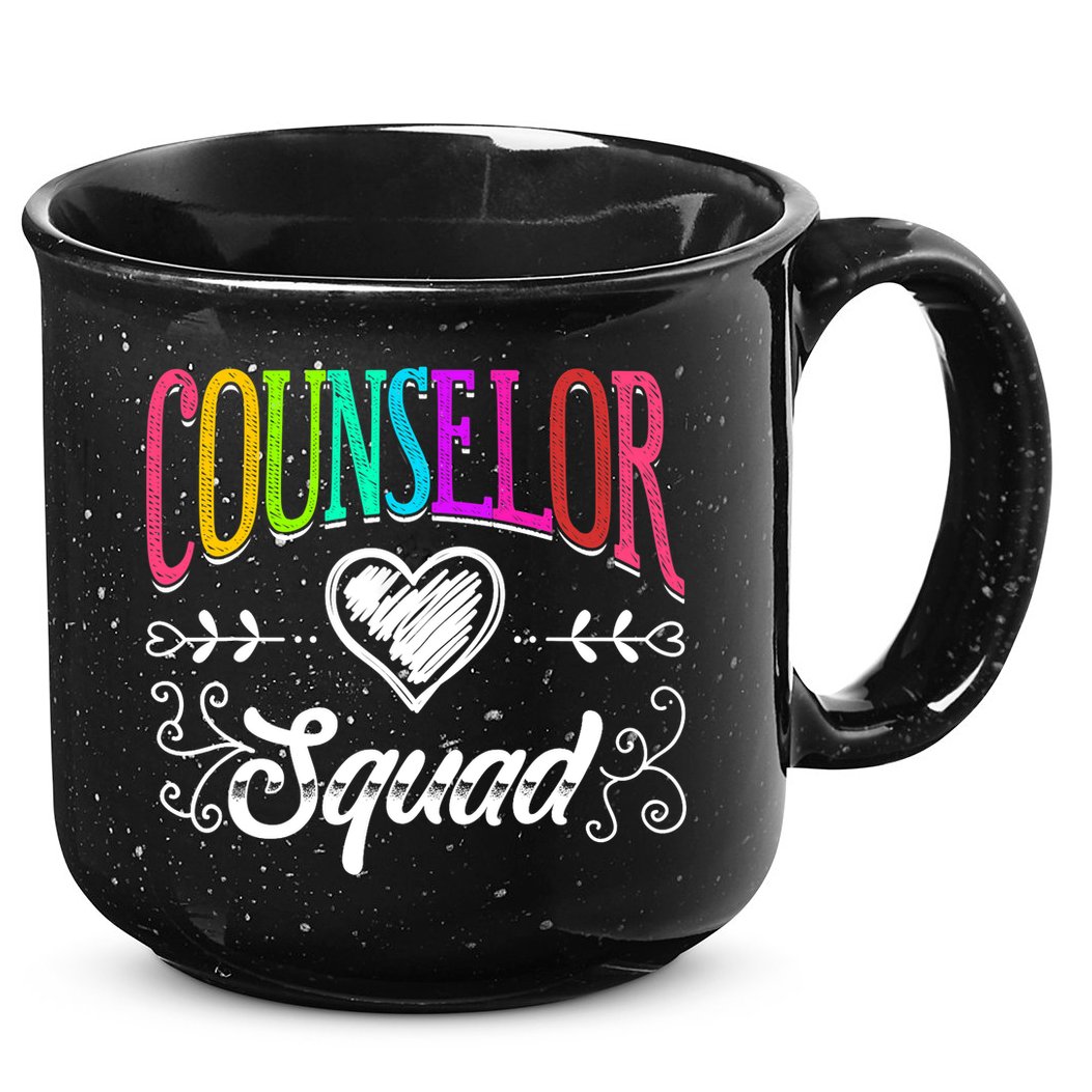 Counselor Squad Teacher Back To School 15oz Campfire Ceramic Mug