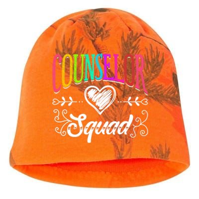 Counselor Squad Teacher Back To School Kati - Camo Knit Beanie