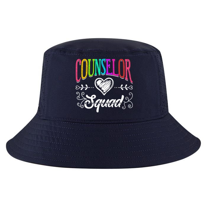 Counselor Squad Teacher Back To School Cool Comfort Performance Bucket Hat