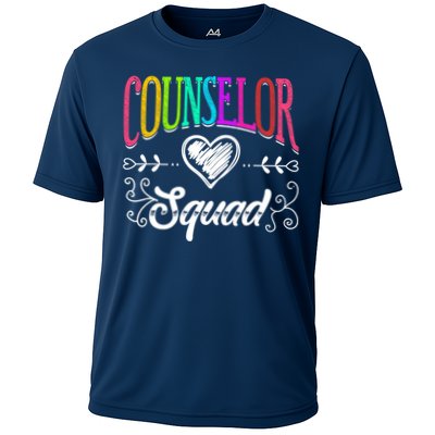 Counselor Squad Teacher Back To School Performance Shirt