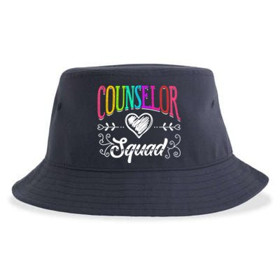 Counselor Squad Teacher Back To School Sustainable Bucket Hat