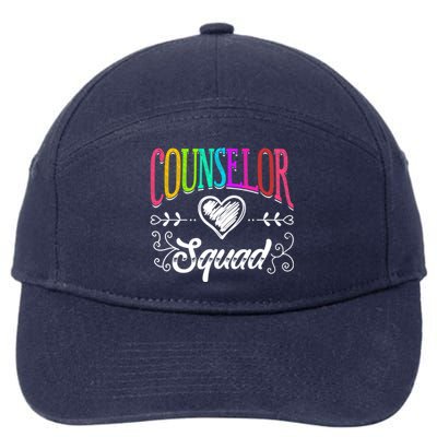 Counselor Squad Teacher Back To School 7-Panel Snapback Hat