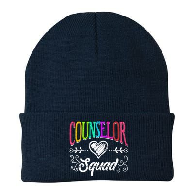 Counselor Squad Teacher Back To School Knit Cap Winter Beanie