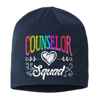 Counselor Squad Teacher Back To School Sustainable Beanie