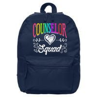 Counselor Squad Teacher Back To School 16 in Basic Backpack