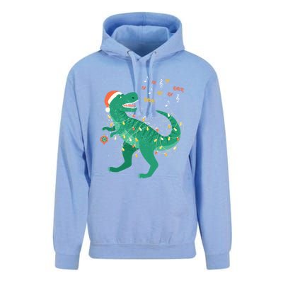 Cute Santa T Rex Singing Fa Ra Ra Rawr Xmas Funny Gift Dino Lover Cute Gift Unisex Surf Hoodie