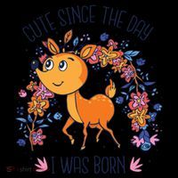 Cute Since The Day I Was Born Flexfit Unipanel Trucker Cap