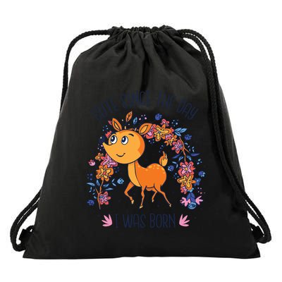 Cute Since The Day I Was Born Drawstring Bag