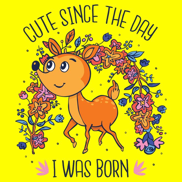Cute Since The Day I Was Born Button