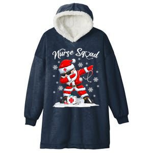 Christmas Scrub Tops Dabbing Santa Scrubs Nurse Squad Gift Hooded Wearable Blanket