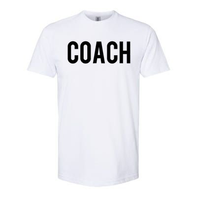 COACH Shirt TShirt For Men & Women Coaches Softstyle® CVC T-Shirt