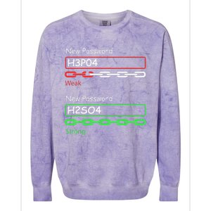 Chemist Science Teacher Student Chemistry Colorblast Crewneck Sweatshirt