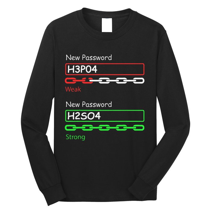 Chemist Science Teacher Student Chemistry Long Sleeve Shirt