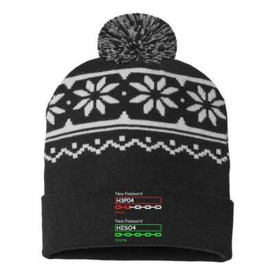 Chemist Science Teacher Student Chemistry USA-Made Snowflake Beanie