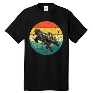 Cool Sea Turtle For Tortoise Sea Animal Zookeeper Tall T-Shirt