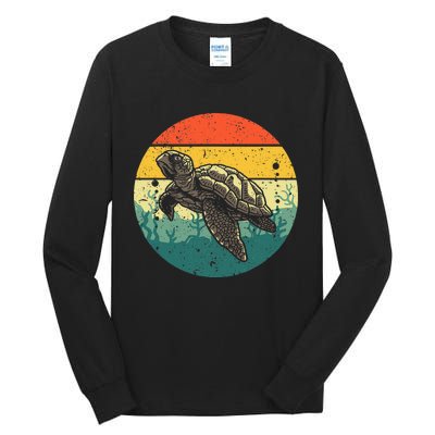 Cool Sea Turtle For Tortoise Sea Animal Zookeeper Tall Long Sleeve T-Shirt